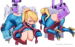 bondage insertion machine metroid samus_aran slave