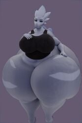 anthro ass big_ass big_breasts big_butt breasts bubble_butt cleavage dracozolt female fossil_pokemon generation_8_pokemon hi_res huge_ass huge_breasts huge_butt huge_thighs hyper hyper_breasts hyper_butt leha_is_zavoda nintendo pokemon pokemon_(species) praeda_(xytora) raguda simple_background solo tail thick_thighs wide_hips