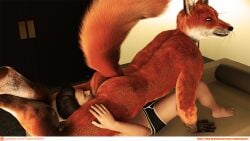 anthro ass ass difference dominant domination fox headlock human nude press red size squeeze thigh thighs wrestling