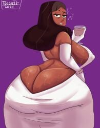 backless_dress backless_outfit big_ass big_breasts dress huge_ass looking_at_viewer looking_back milf priyanka_maheswaran steven_universe tool01k