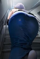 ai_generated ass_focus big_ass brid_(nikke) female goddess_of_victory:_nikke stairs