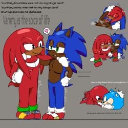 ^3^<3 bad_anatomy blue_fur blush blush_lines bodily_fluids bromance classic_knuckles classic_sonic cuddling cunnilingus cuntboy cuntboy/cuntboy cuntboy_on_cuntboy cuntboy_only dark-skinned_male duo_focus gay genitals green_eyes gritted_teeth happy_sex holding_object intersex knuckles_the_echidna knucklesslut long_tail looking_at_another male/male male_only nipples purple_eyes pussy race_swap scars shaded size_difference sonic_(series) sonic_generations sonic_the_hedgehog sonic_the_hedgehog_(series) sonknux tail vagina vaginal_fluids vibrator watermark x-ray yaoi