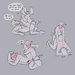 anal anal_sex cuntboy cute dizzy gay intersex male/male nebulousmedic scars scout_(team_fortress_2) sniper_(team_fortress_2) strap-on strap-on_sex team_fortress_2 wholesome