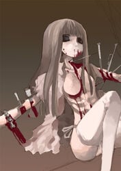 blood guro original thighhighs tsukimichi