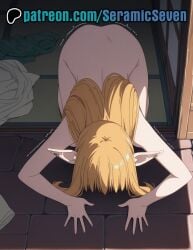 1girls 2025 2d ai ai_generated all_fours anime anime_style blonde blonde-haired_female blonde_female blonde_hair bowing bowing_before_viewer bowing_down completely_naked completely_naked_female completely_nude completely_nude_female dogeza elf elf_ears elf_female elf_girl female female_focus female_only frieren_beyond_journey's_end hands_on_floor hands_on_ground head_against_ground head_down light-skinned_female light_skin long_hair naked nude on_floor seramic_seven serie_(sousou_no_frieren) solo solo_female solo_focus sousou_no_frieren submissive submissive_female surrendering trembling