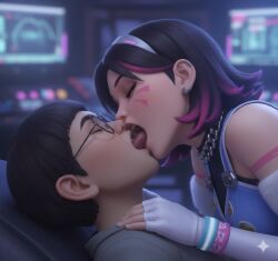 blue flame d.va from le sserafim