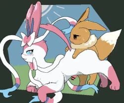 2d 6:5 anal anal_orgasm anal_sex animated blush bodily_fluids brown_body brown_fur brown_tail censored cum cum_in_ass cum_inside cum_while_penetrated cumshot duo eevee eeveelution ejaculation erection eye_roll femboy feral feral_on_feral feral_penetrated feral_penetrating feral_penetrating_feral fur furry gay generation_1_pokemon generation_6_pokemon genital_fluids genitals hands-free larger_femboy larger_penetrated leaking_cum male male/male male_penetrated male_penetrating male_penetrating_male multicolored_tail nintendo no_sound orgasm paws penetration penile penile_penetration penis penis_in_ass pink_body pink_fur pokemon pokemon_(species) quadruped sex short_playtime shorter_than_30_seconds side_view simultaneous_orgasms size_difference sky_necko small_dom_big_sub sweat sylveon tagme tail video white_body white_eyes white_fur