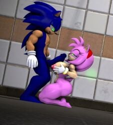 1boys 1girls 3d 3d_(artwork) 3d_model amy_rose anthro areolae ass barefoot breasts buttjob completely_nude female full_body furry handjob kneeling male mobian mobian_(species) naked naked_female nipples nude nude_female open_mouth open_smile outercourse paizuri penis pussy sega smile sonic_(series) sonic_the_hedgehog sonic_the_hedgehog_(series) standing thatknowndude titjob