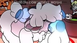 16:9 animal_genitalia animal_penis animated anthro ass balls big_balls big_penis bodily_fluids bone bovid caprine cum deep_throat digital_media_(artwork) duo equine_genitalia equine_penis erection fellatio femboy firry food fruit fur gay genital_fluids genitals ghost hair halloween hi_res hideki_moshi holding_horn holidays horn huge_balls huge_cock licking makeup male male/male mammal no_sound nude open_mouth oral oral_penetration penetration penile penis plant plushie pumpkin running_makeup saliva sex sheep short_playtime simple_background siren_(the_lost_siren) skull solo_focus spirit tagme tail tongue tongue_out video widescreen