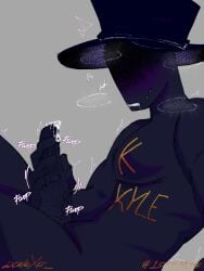 drooling handjob jerking jerkingoff killerkyle_(pwned_by_1400) killerkyle_(the_masked_killer) moaning precum sweating tremble_spikes whimpering
