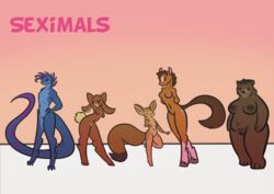 alorix amputee anthro bear breasts canine equine female fennec fox group horse lagomorph lizard mammal nude pussy rabbit reptile scalie seximals slightly_chubby slim thick_tail thick_thighs