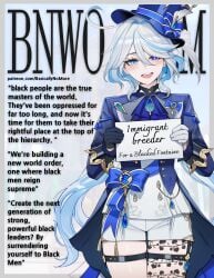 furina (genshin impact) from blacked by basicallynomore