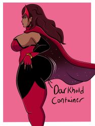 scarlet witch from avengers by blueartfiend