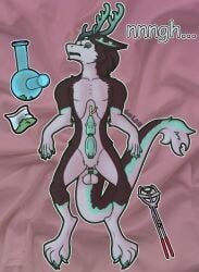 anthro antlers banding bed black_body black_fur black_hair blue_body blue_eyes blue_fur blue_penis bong castration castration_device castration_play catheter catheter_in_urethra claws cock_and_ball_torture countershade_fur countershade_torso countershading drugs ears_back elastrator finger_claws fur furniture genital_mutilation genital_torture genitals goldnamaterasu hair hi_res horn lying male marijuana medical_instrument mutilation object_in_urethra on_back on_bed open_mouth pawpads penectomy penetration penis pivoted_ears ribs scientific_instrument skinny skinny_anthro skinny_male solo_focus spread_legs spreading sternum substance_intoxication tail tail_tuft toe_claws tuft underweight urethral urethral_penetration white_body white_fur
