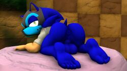 1boy 3d 3d_(artwork) all_fours animal_mask anthro anus ass backsack balls barefoot bedroom_eyes big_butt bottomless bottomless_male clothed clothing eulipotyphlan exhibitionism feet genitals green_hill_zone hedgehog hi_res looking_at_viewer looking_back looking_back_at_viewer male male_only mammal mask narrowed_eyes potatermino presenting presenting_anus presenting_hindquarters puffy_anus pup_mask seductive sega shirt solo sonic_(series) sonic_the_hedgehog sonic_the_hedgehog_(series) t-shirt topwear