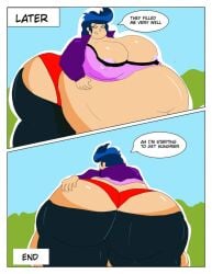 areola asian_female ass ass_focus belly bibi_(brawl_stars) big_belly boobs_bigger_than_head brawl_stars breasts digested digested_prey digestion fat_ass fat_belly fat_butt fat_female hips_wider_than_shoulders huge_breasts humor hungry hyper hyper_belly hyper_breasts hyper_butt hyper_thighs obese obese_female satisfied satisfied_female satisfied_pred skullbitee voluptuous_female vore vore_belly weight_gain weight_gain_female wide_hips