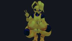3d breasts chubby chubby_anthro chubby_female curvy dommy_mommy fat_ass five_nights_at_freddy's fnaf fnia massive_ass massive_breasts milf original peace_sign sloppy_lard_stuffer solo tits_bigger_than_head tits_out tounge_out tounge_purple toy_chica_(fnaf) toy_chica_(justminkov) truemuffin white_eyes wobbling_ass wobbling_belly yellow_body