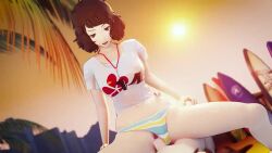 1boy 1girls 3d 3d_animation _kawakami alternate_version_available amateurthrowaway animated atlus ayyteethreedee beach big_breasts bikini bikini_bottom bikini_bottom_aside black_hair bouncing_breasts breasts clothed_sex clothing clothing_aside delalicious3 faceless_male female female_on_top huge_breasts large_breasts light-skinned_female light-skinned_male light_skin male megami_tensei open_mouth outdoors penetration penis persona persona_5 pussy ren_amamiya sadayo_kawakami sadayo_kawakami_(swimsuit) sex shirt shirt_lift short_hair shorter_than_30_seconds sound spread_legs straight surprised swimsuit swimwear tagme thighs uncensored vaginal_penetration video voice_acted white_shirt younger_penetrating_older