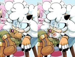lanolin the sheep from sonic (series) by adam bryce thomas