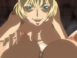 00s 1futa 1girls 2007 american animated anime_screenshot attack bible_black bible_black_new_testament blonde_hair blue_eyes breasts crazy_smile female female_pov groping groping_breast ichikawa_aki jody_crowley large_breasts lipstick long_hair multiple_girls nipples nude pov shin_bible_black short_hair smile straight tagme witch