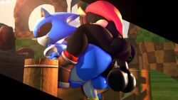 metal sonic from sega by solfading (artist)