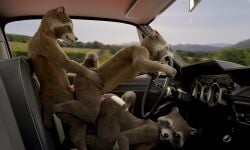 3d_(artwork) all_fours anal anal_sex anthro ass ass_up brown_body brown_fur car digital_media_(artwork) driving erection feet from_behind_position fur genitals group group_sex guardians_of_the_galaxy half-closed_eyes hi_res holding_tail inside_car inside_vehicle looking_back male male/male male_penetrated male_penetrating male_penetrating_male mammal marvel mouth_hold narrowed_eyes no-name-no-problem nude object_in_mouth open_mouth penetration penile penile_penetration penis procyonid raccoon rocket_raccoon selfcest sex smile square_crossover standing standing_sex tail teeth threesome toes train_position trio vehicle