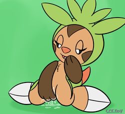 chespin cpctail cum female hi_res masturbation nintendo pokemon pussy_juice solo video_games