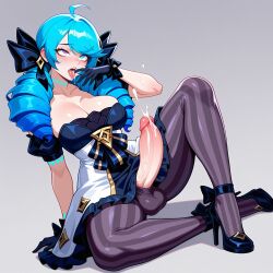 gwen (league of legends) from league of legends by lunaart