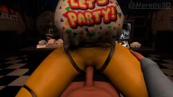 3d 3d_(artwork) 3d_animation 3d_model animated animatronic big_ass big_breasts big_butt big_thighs dominant_female five_nights_at_freddy's five_nights_at_freddy's_2 fnaf heretic3d male/female riding riding_penis robot robot_girl robot_humanoid security_guard sound tagme thick_ass thick_thighs toy_chica_(fnaf) video