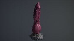 3d 3d_(artwork) balls digital_media_(artwork) disembodied_penis dragon genitals hi_res male nirit_ling penis pink_penis pubes solo vein veiny_penis whicarus