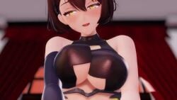 3d animated azur_lane baltimore_(azur_lane) mmd mp4 rindoummd sound tagme video