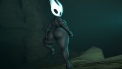 1girls 3d 3d_(artwork) ass barefoot big_ass black_body completely_nude completely_nude_female female female_only full_body hollow_knight hornet_(hollow_knight) naked naked_female nude nude_female solo solo_female thatknowndude