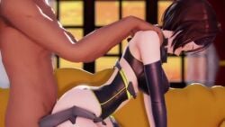 3d animated azur_lane baltimore_(azur_lane) mmd mp4 rindoummd sound tagme video