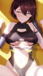 1boy 1girls 9:16 animated azur_lane baltimore_(azur_lane) big_breasts censored longer_than_one_minute mmd mp4 on_back rindoummd sound straight tagme vertical_video video