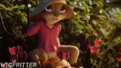 1boy 1girls 3d animated anthro athletic_female female furry human human_on_anthro human_penetrating judy_hopps lagomorph light-skinned_male loop male/female partially_clothed pussy rabbit smaller_female sound tagme vaginal_penetration video wigfritter zootopia