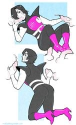 anal androgynous anus ass bootjob boots clothed clothing crossdressing cum cum_on_face cum_on_feet feet fellatio foot_fetish footjob footwear girly handjob hi_res high_heel_boots humanoid machine male male_focus mettaton mettaton_ex oral redcladking robot sex undertale video_games yaoi