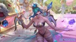 breasts crystal_rose_series crystal_rose_vayne edited_official_artwork league_of_legends league_of_legends:_wild_rift richtofen vayne