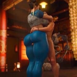 1boy 1boy1girl 1girls 3d animated animation asian asian_female ass banskinator big_ass big_breasts big_penis breasts brown_hair capcom chun-li cling clothed_female clothed_female_nude_male clothing dominant_female domination female hug huge_ass huge_breasts huge_cock hugging human large_ass large_breasts large_penis larger_female light-skinned_female light-skinned_male light_skin low-angle_view lowres male male/female no_sound nude_male penis size_difference smaller_male straight street_fighter street_fighter_6 submissive submissive_male tagme thick_thighs thigh_sex thighs urbanator video virtamate waist_grab wide_hips wip