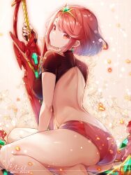 pyra from xenoblade (series) by ui frara