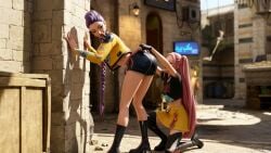 2girls 3d_animation ai_generated ass ass_worship bare_ass clothing gemini grok huge_ass huge_butt huntrix kissing_ass korean korean_female kpop kpop_demon_hunters kpop_girl mira_(kpop_demon_hunters) mp4 netflix panties pants_down pulling_down_pants rumi_(kpop_demon_hunters) sony_pictures_animation sound tagme thick_ass thick_butt video white_panties yuri