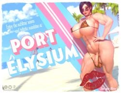 1futa 3d abs ada_wong alternate_version_available athletic athletic_futa aviator_sunglasses balls beach beach_background big_breasts black_hair breast_implants breasts brown_eyes busty completely_naked completely_nude dickgirl fake_advertisement fake_breasts female futa_only futanari hourglass_figure intersex leopard_print leopard_print_bikini looking_over_eyewear looking_over_sunglasses muscles muscular muscular_futa nude nude_female nude_futa penis pinup postcard resident_evil resident_evil_4 sailboat silicone silicone_implants sunglasses surfboard testicles tinted_eyewear toxiccg3d trans_woman transfem transgender_pride_colors veiny_penis