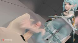 1boy 1girls 3d 3d_animation animated ass big_ass blue_hair braid clothed_female_nude_male cum cum_on_feet erect_penis feet feet_on_penis female female_focus foot_fetish foot_focus footjob male/female nude nude_male oscarkim123 penis penis_out seed_(zenless_zone_zero) soles sound sound_effects stirrup_legwear tagme toeless_legwear toenail_polish toes unseen_male_face video zenless_zone_zero