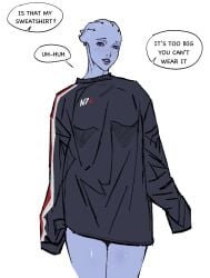 asari from mass effect by biululu999