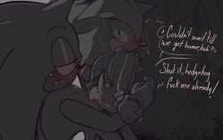 angry_face blush blushing canedump cuntboy cuntboy/male drooling embarrassed fang from_behind furry furry_only gay gritted_teeth hedgehog in_heat shadow_the_hedgehog smug sonic_(series) sonic_the_hedgehog sonic_the_hedgehog_(series) standing_sex vaginal_penetration yaoi