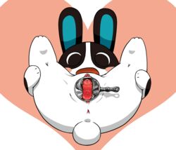 animal_crossing anthro anus ass ass_up cervix clitoris dotty_(animal_crossing) female hi_res lagomorph looking_at_viewer lying mammal nintendo on_back open_mouth pussy rabbit solo speculum spread_legs spread_pussy spreading uhe video_games