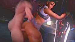 3d 3d_animation animated asian_male biceps blizzard_entertainment clapping_ass dark-skinned_female dzooworks fucked_from_behind fucking highres interracial_sex mikiee3d muscular_male overwatch penetration sex sexy_body size_difference sound straight tagme thick_thighs vendetta video voice wuyang