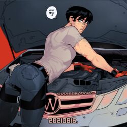 bruce wayne from batman (series) by fishtre