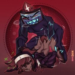 alastor (hazbin hotel) from hazbin hotel by hutteerx