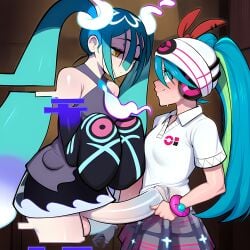 hatsune miku from project voltage by charlotteanon