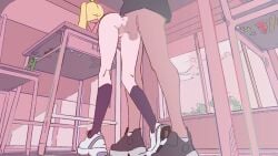 1boy 1boy1girl 1female 1girls 1male 2d 2d_(artwork) 2d_animation 2d_artwork ? akita_neru animated blush blush_lines book bottomless censored censored_penis classroom clothed clothing condom_wrapper cum cum_in_pussy cum_inside desk dialog dialogue dialogue_bubble doggy_style female kgf_kiko lecheryamoreva_(va) lehornysfx3d lewdksound lying lying_on_back miko_desh on_desk on_table phone pussy pussy_juice saliva saliva_trail school school_desk school_uniform schoolgirl schoolgirl_uniform socks table tagme that1lewddude thorru topwear vagina vaginal_insertion vaginal_penetration vaginal_sex video vocaloid x_x yellow_eyes yellow_hair